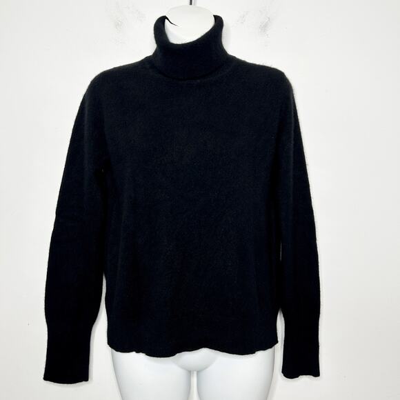 EVERLANE Cashmere Turtleneck Sweater Womens Medium Quiet Luxury Old Money Winter - Picture 2 of 6